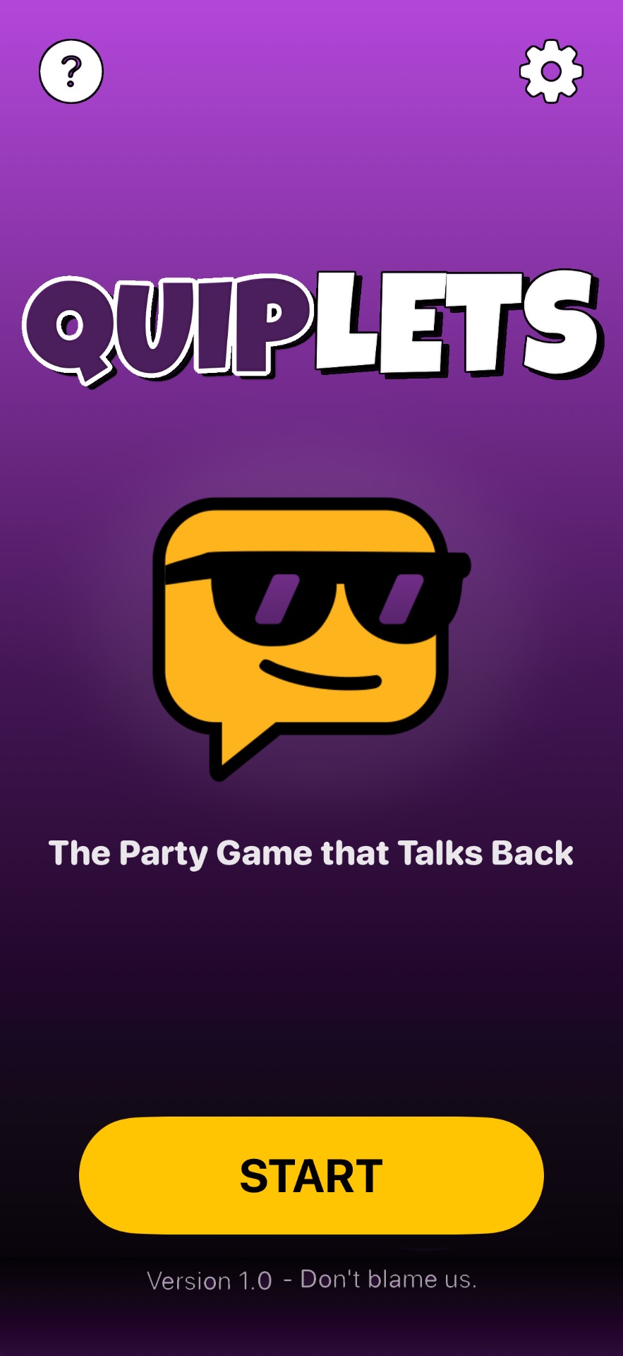 Quiplets splash screen